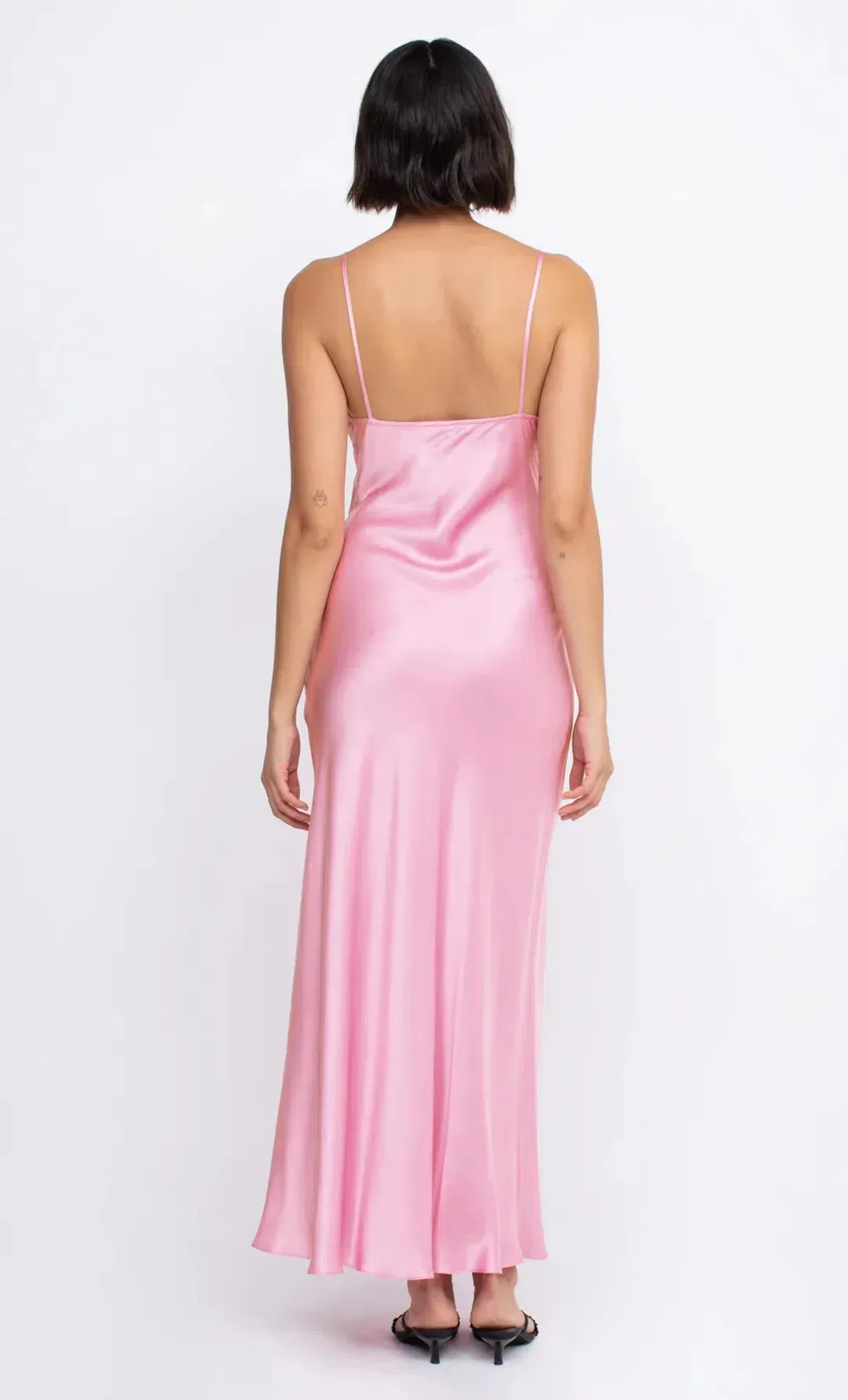 Bec & Bridge Amber V Maxi Dress in Candy Pink Size 6 for rent on The Volte - main image