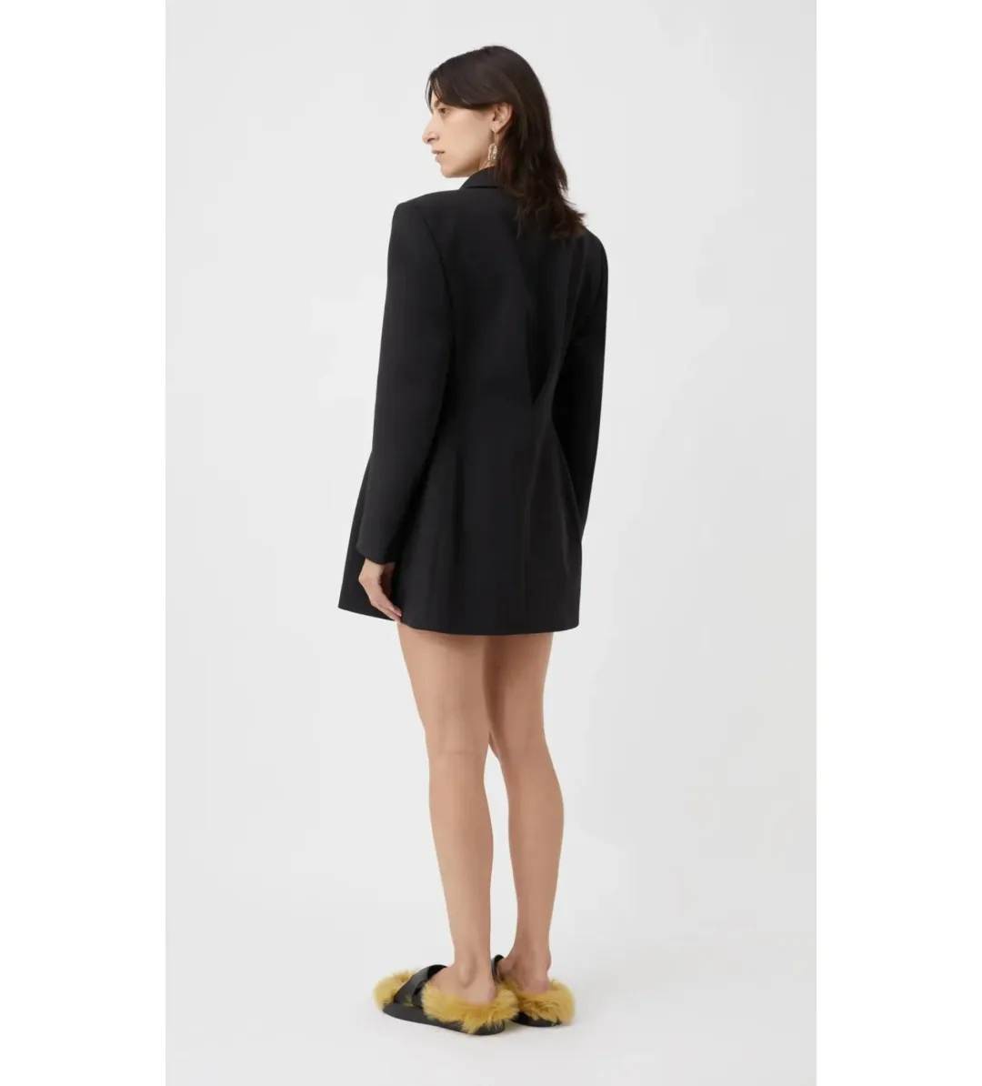 Camilla and Marc Claud Blazer Mini Dress Black Size 6/XS for rent on The Volte - main image