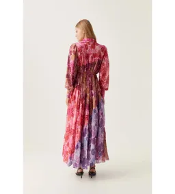 Aje Collisions Smock Maxi Dress Multi Floral Size 10 for rent on The Volte - image 3
