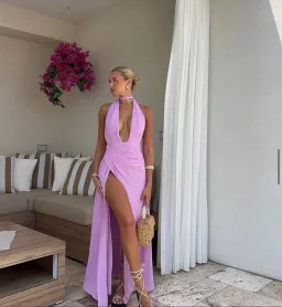 Calia Collection Antonia Dress Soft Pink Lilac Size 8 for rent on The Volte - image 9