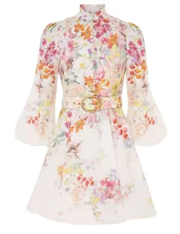 Zimmermann Natura Buttoned Mini Dress Kaleidoscope Garden 1 / AU 10 for rent on The Volte - image 4