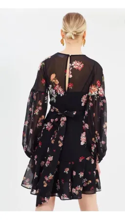 Keepsake the Label Evolve Long Sleeve Mini Dress Floral Size 6 for rent on The Volte - image 3