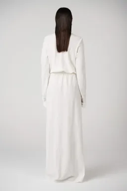 Bayse Rayna Maxi Dress in Ivory Size 10 for rent on The Volte - image 3