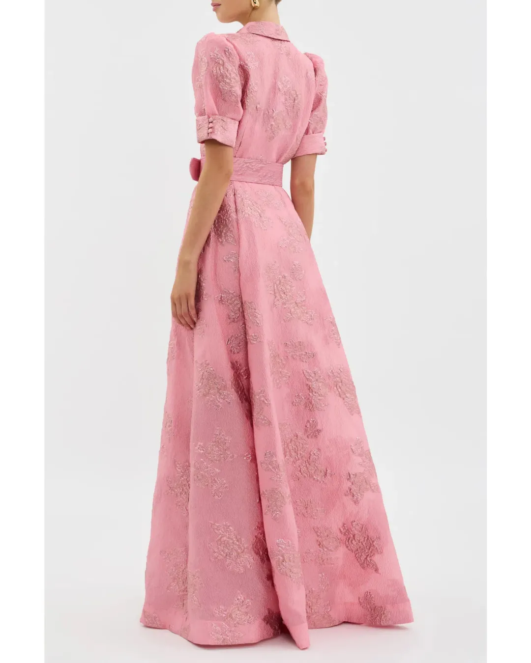 Rebecca Vallance Annette Button Gown Pink Size AU 10 for rent on The Volte - main image