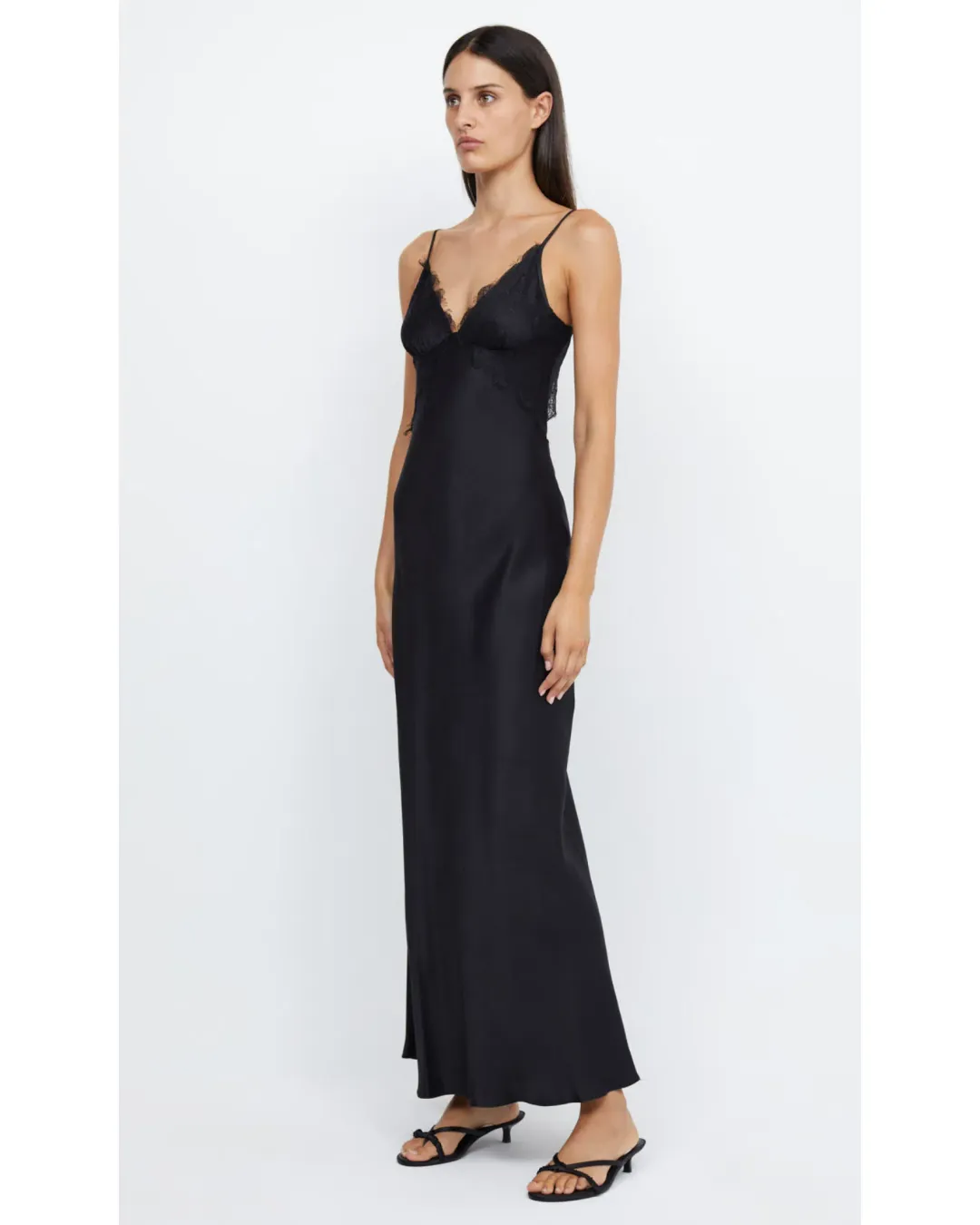 Bec & Bridge Emery Lace Maxi Dress Black Size AU 12 for rent on The Volte - main image