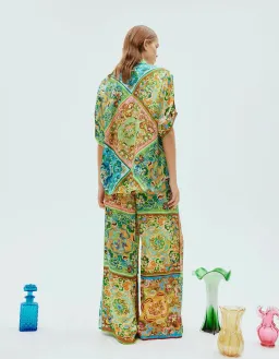 Alemais Dreamer Shirt and Pants Set Multi Size AU 16 for rent on The Volte - image 3