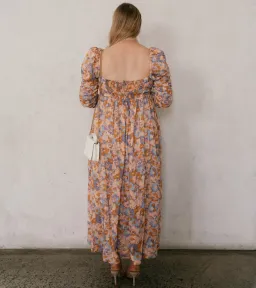 Zimmermann Violet Twist Front Midi Dress Multi Floral Size 4 / AU 12-14 for rent on The Volte - image 6