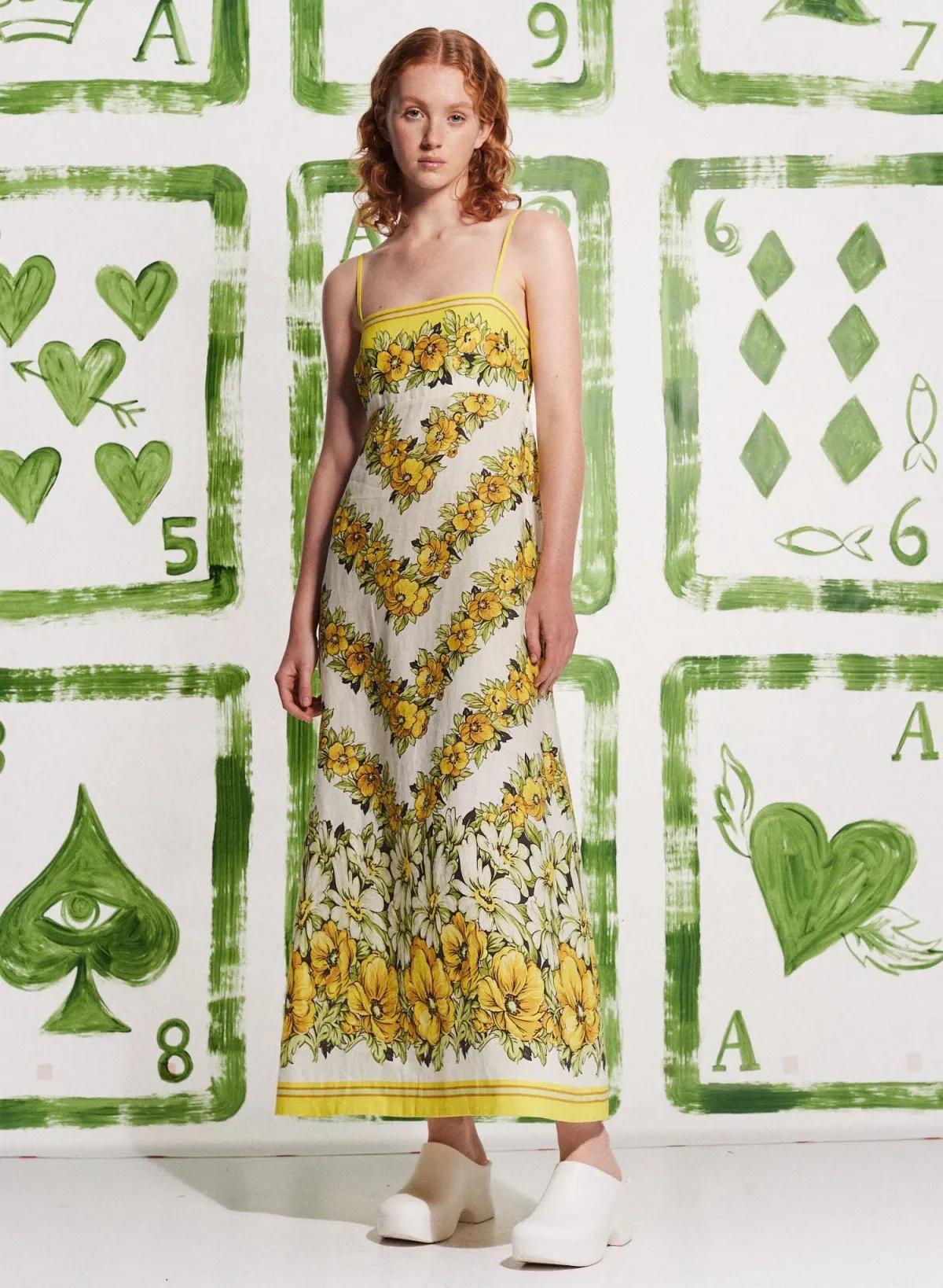 Alemais Gisela Day Dress Floral Size AU 16 for rent on The Volte - main image