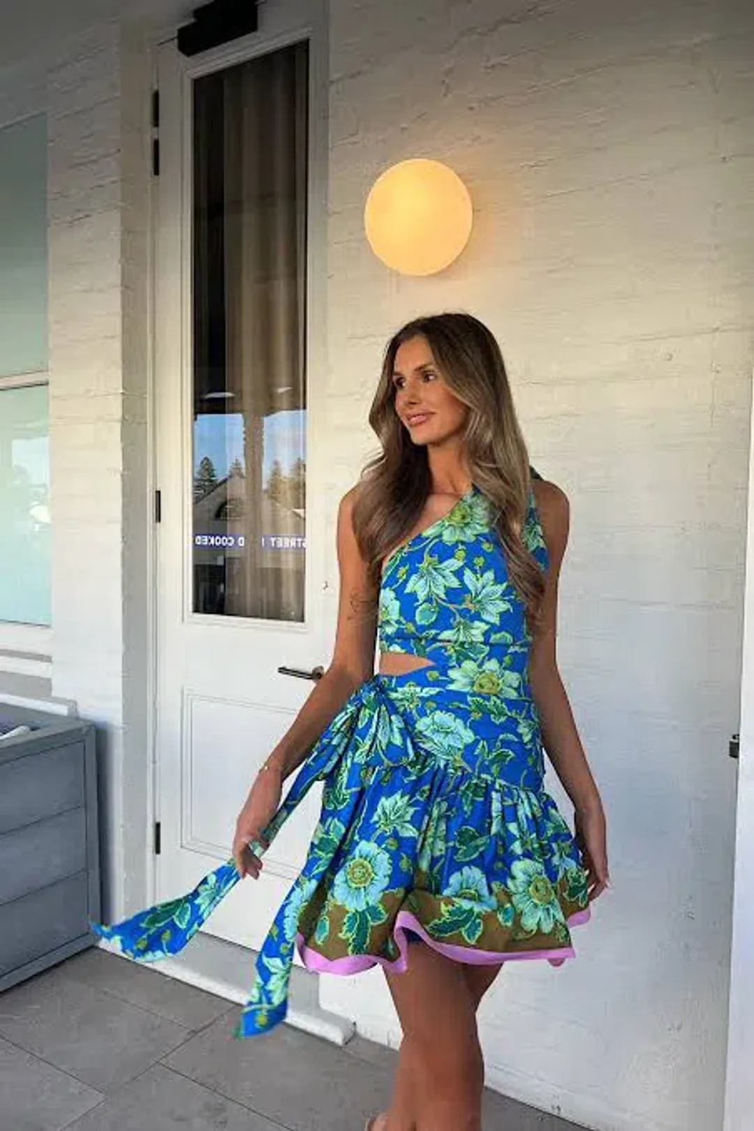 Alemais Winnie Mini Dress Print Size 10 for rent on The Volte - main image