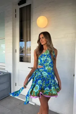 Alemais Winnie Mini Dress Print Size 10 for rent on The Volte - image 1