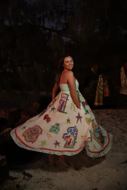 Alemais Players Sundress Print Size 14 for rent on The Volte - image 6