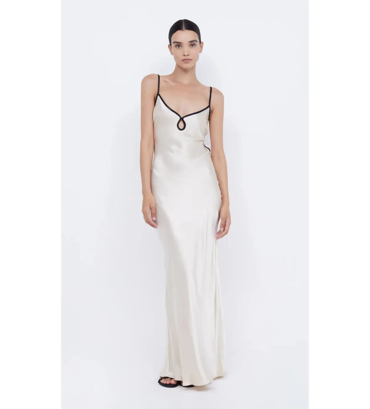 Bec & Bridge Cedar City Maxi Dress Sand/Black Size 6 for rent on The Volte - main image
