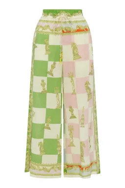 Alemais Checkmate Linen Shirt and Pants Set Multi Size 14 for rent on The Volte - image 7