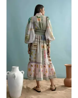 Alemais Emma Gale Shirtdress Multi Size AU 14 for rent on The Volte - image 3