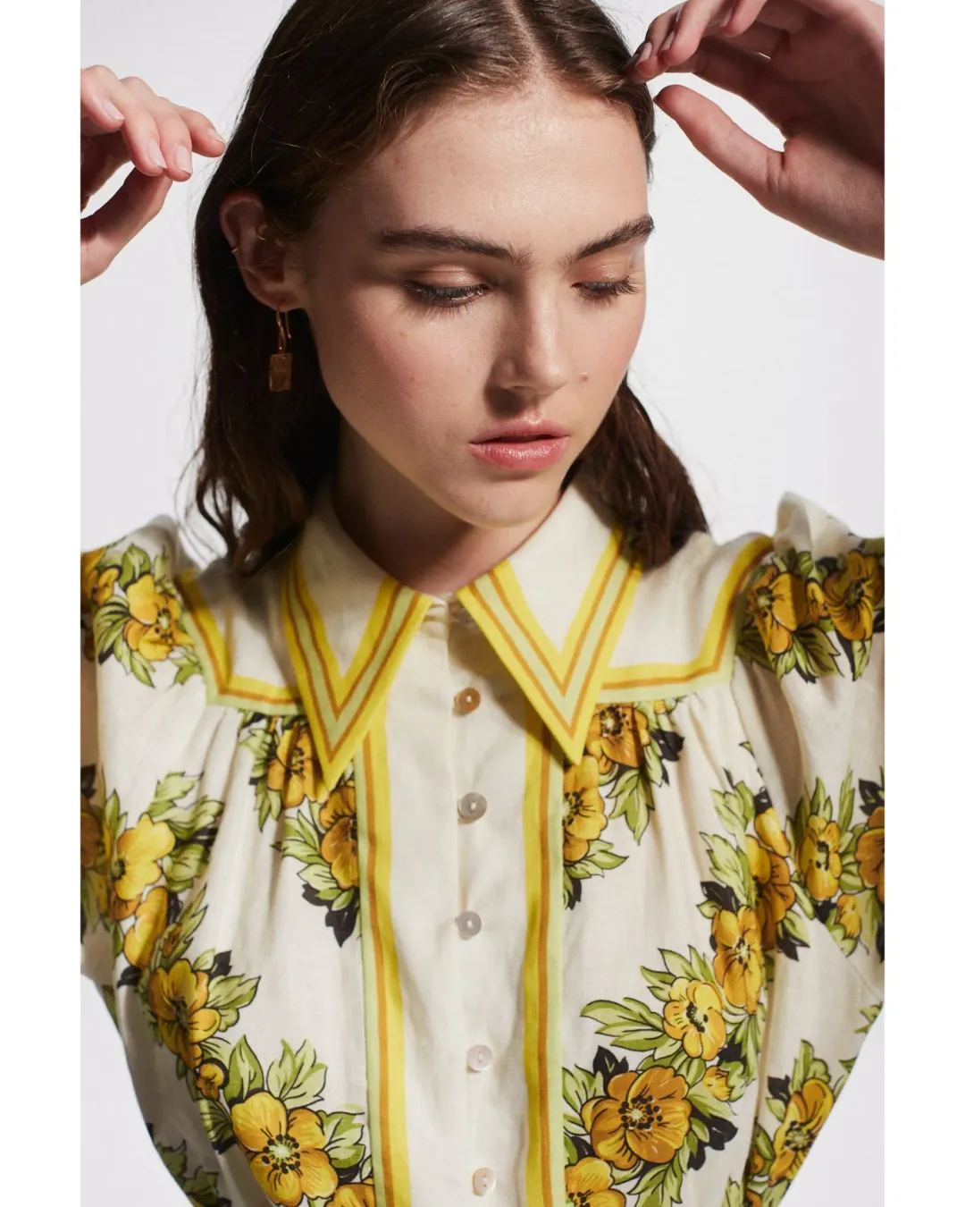 Alemais Gisela Mini Dress Print Size AU 14 for rent on The Volte - main image