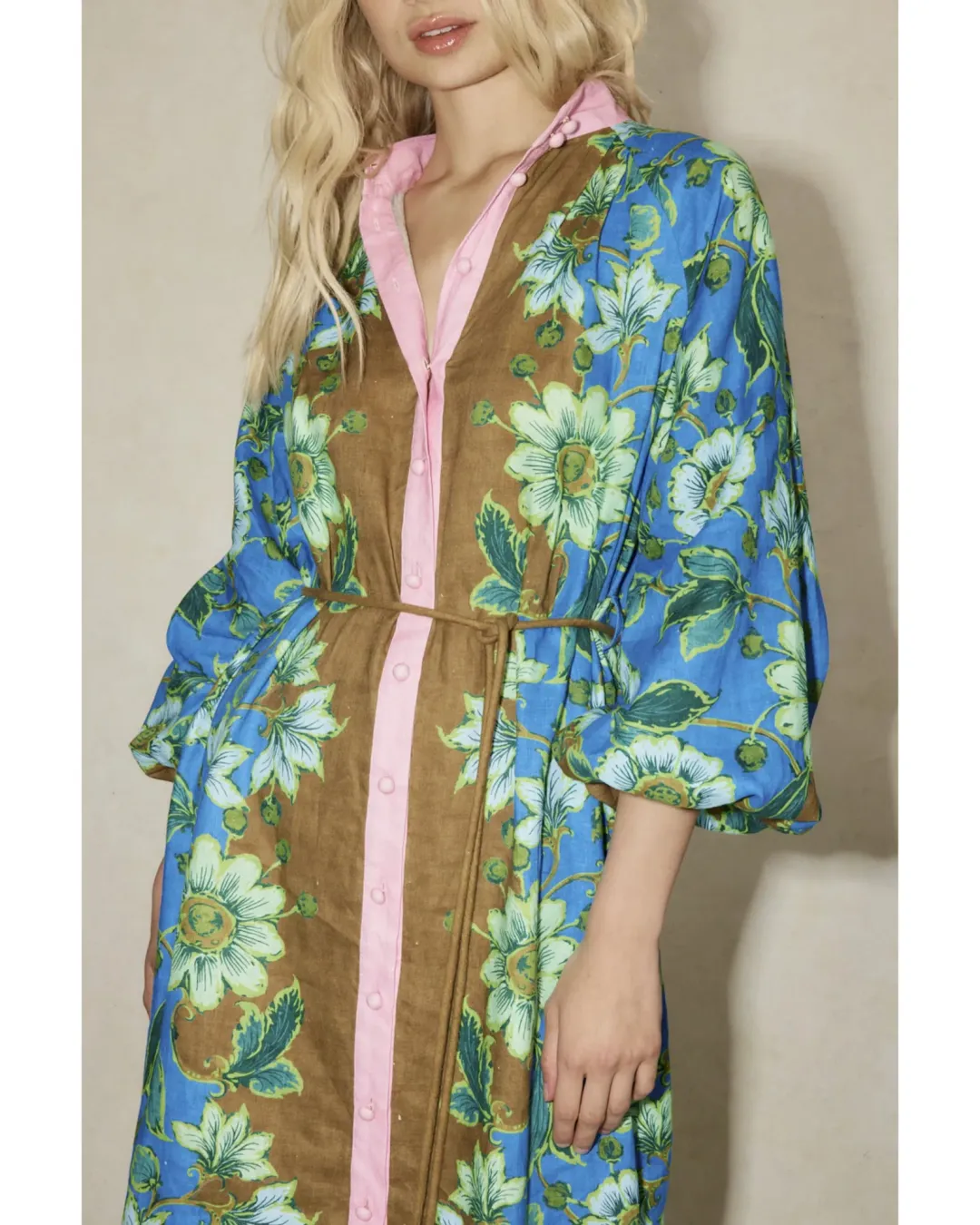 Alemais Winnie Shirtdress Multi Size AU 12  for rent on The Volte - main image