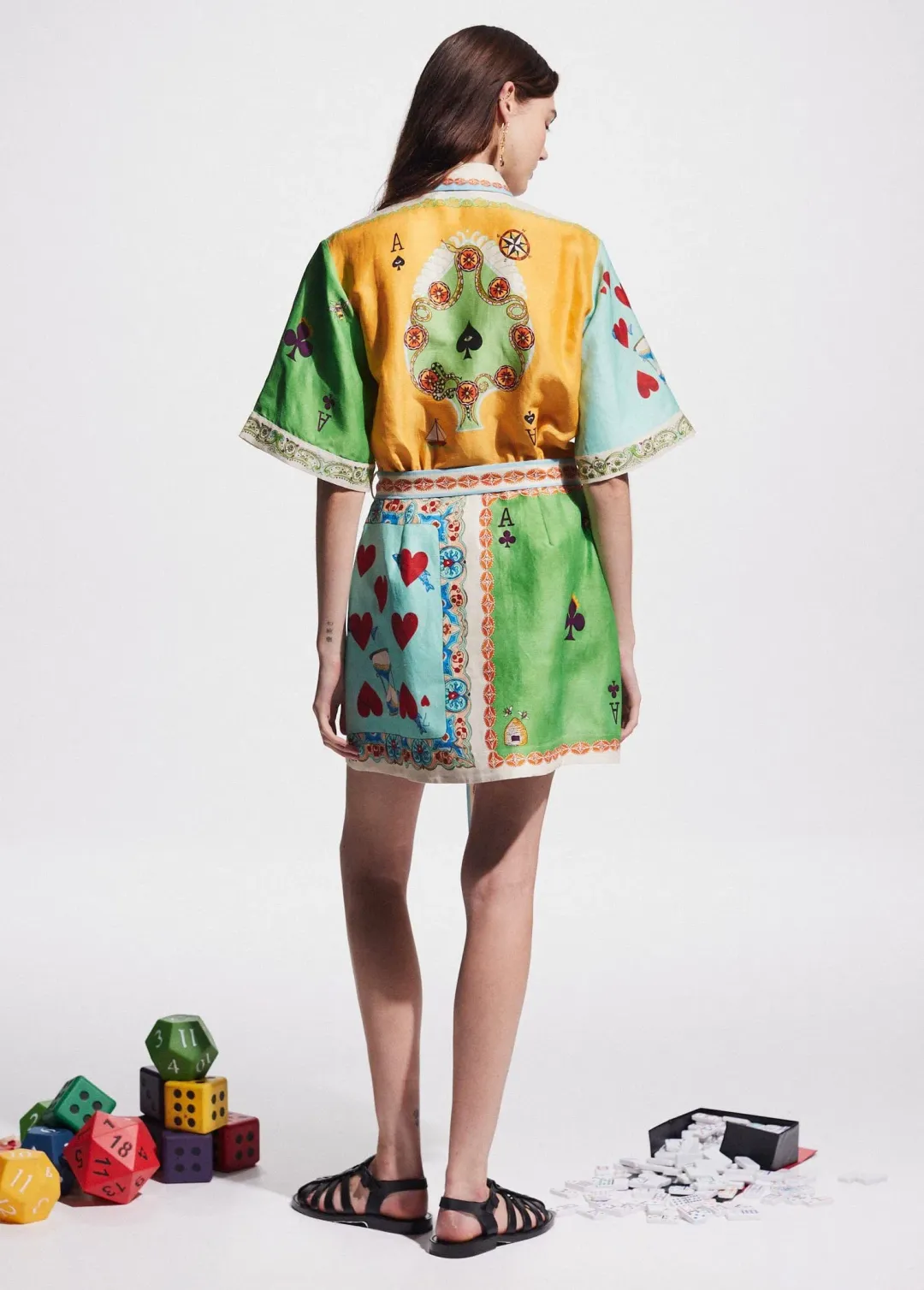 Alemais Rummy Mini Dress Multi Size 14 for rent on The Volte - main image