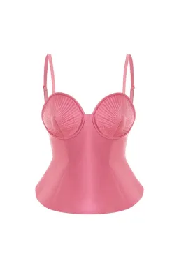 Alemais Priscilla Corset Top Pink Size 12 for rent on The Volte - image 5