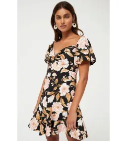 Sheike Trudy Floral Mini Dress Multi Floral Size 10 for rent on The Volte - image 3