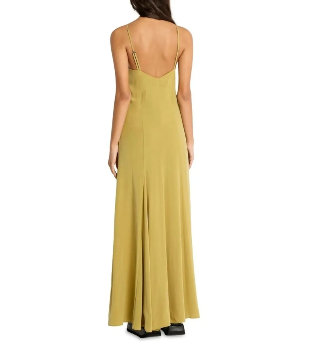 Sass & Bide Atoms Silk Maxi Dress in Prairie Yellow Size 6 for rent on The Volte - main image