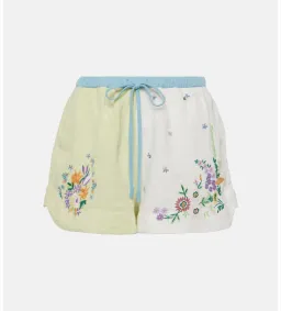 Alemais Willa Embroidered Shirt and Short Set Multi Floral Size 16 for rent on The Volte - image 8