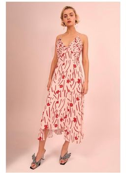 Cmeo Collctive - VISCERAL MIDI DRESS SHELL FLORAL for rent on The Volte - image 1
