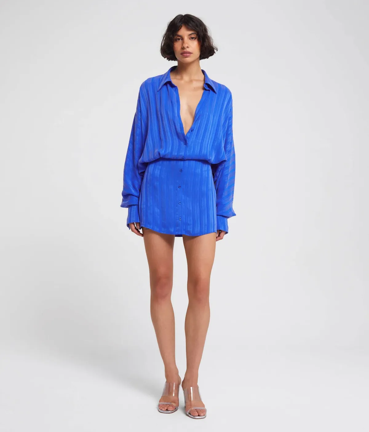 Rat & Boa Harlowe Mini Dress Blue Size 10 for rent on The Volte - main image