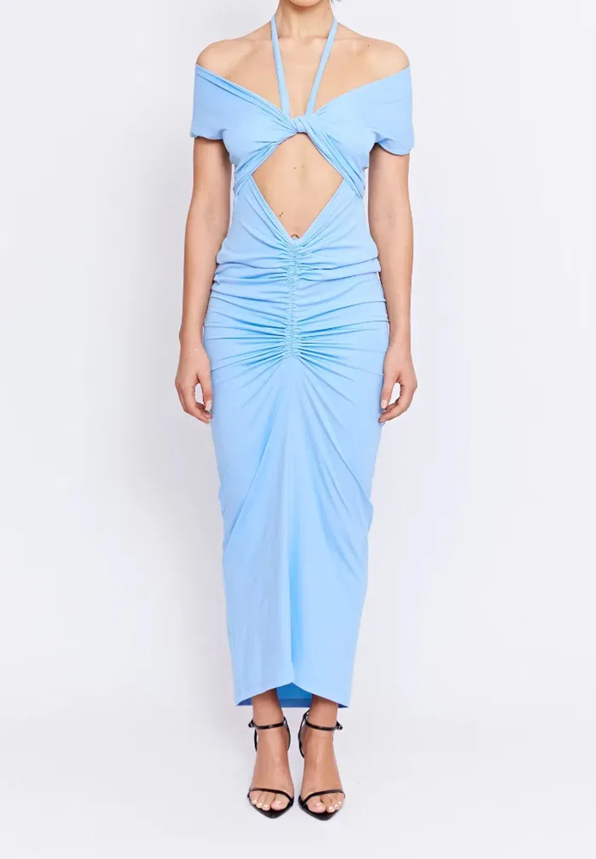 Pfeiffer Ramos Dress in Light Blue AU 10 for rent on The Volte - main image