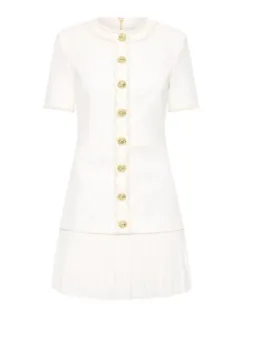Rebecca Vallance Clarisse Button Mini Dress AU 8 for rent on The Volte - image 5
