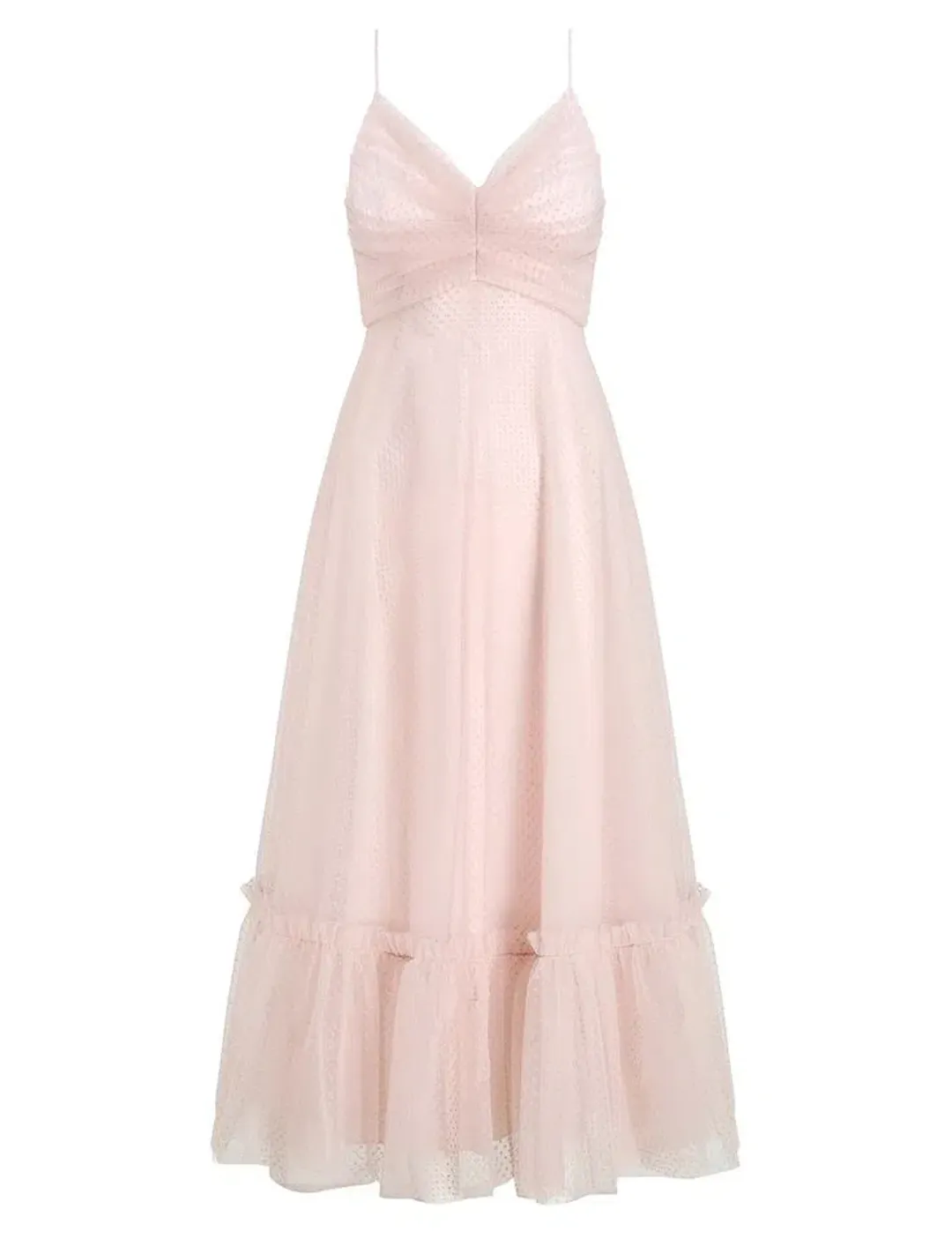 Zimmerman Wavelength Ballet Midi Dress Blush Size 2/Au12 for rent on The Volte - main image