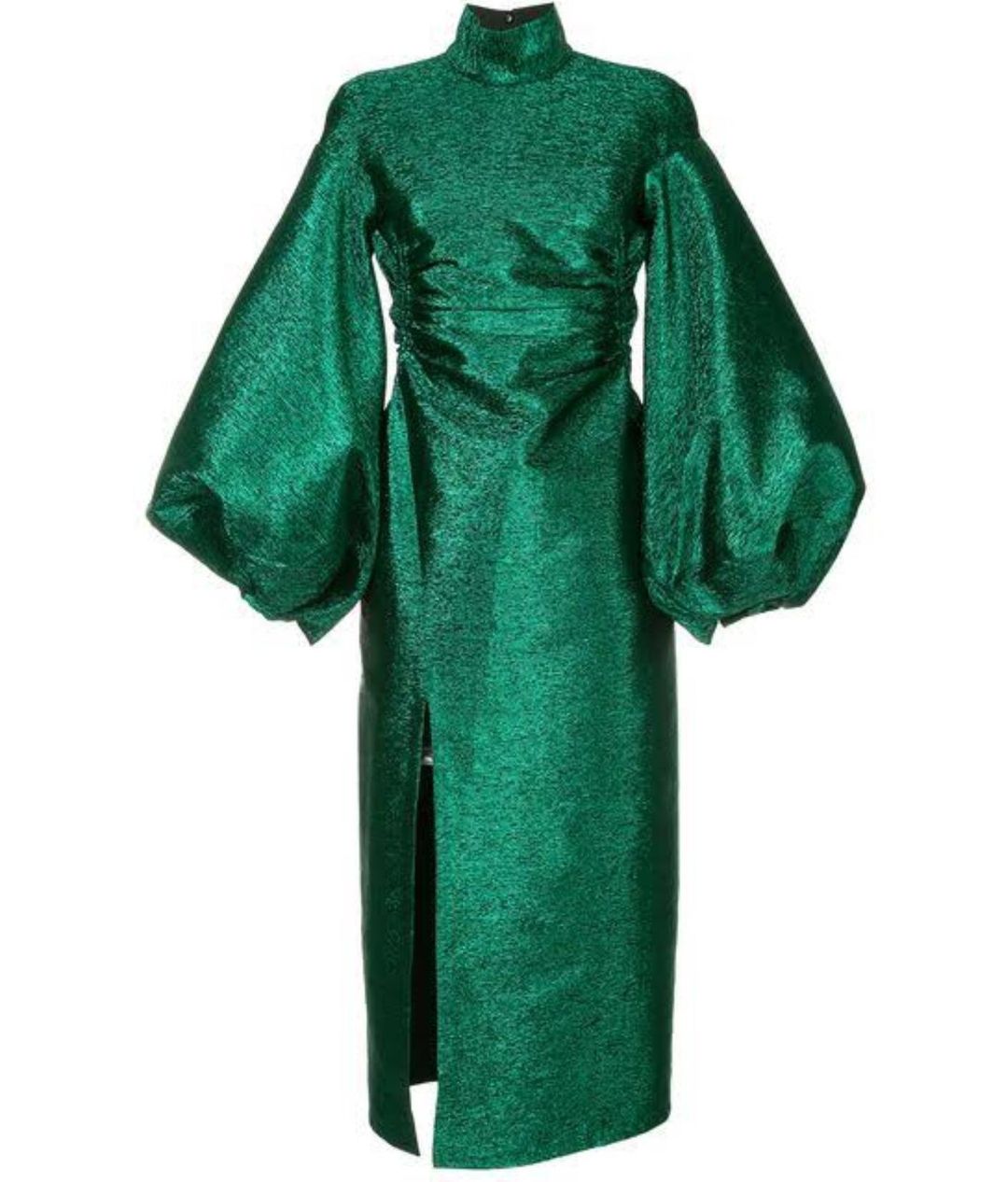 Camilla & Marc ‘Gesa’ Metallic Dress Emerald Green Size 10 for rent on The Volte - main image