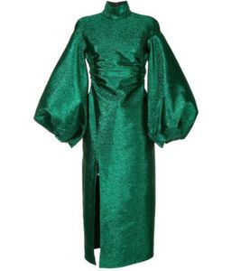 Camilla & Marc ‘Gesa’ Metallic Dress Emerald Green Size 10 for rent on The Volte - image 4