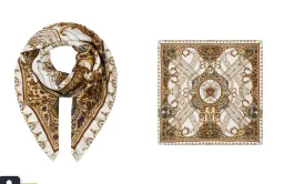 Camilla Pants, Bralette & Scarf - Mind Your Manor Print Size 8/XS for rent on The Volte - image 5