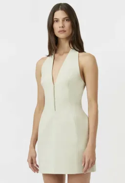 Camilla and Marc Petra Mini Dress Pistachio Size 6 for rent on The Volte - image 3