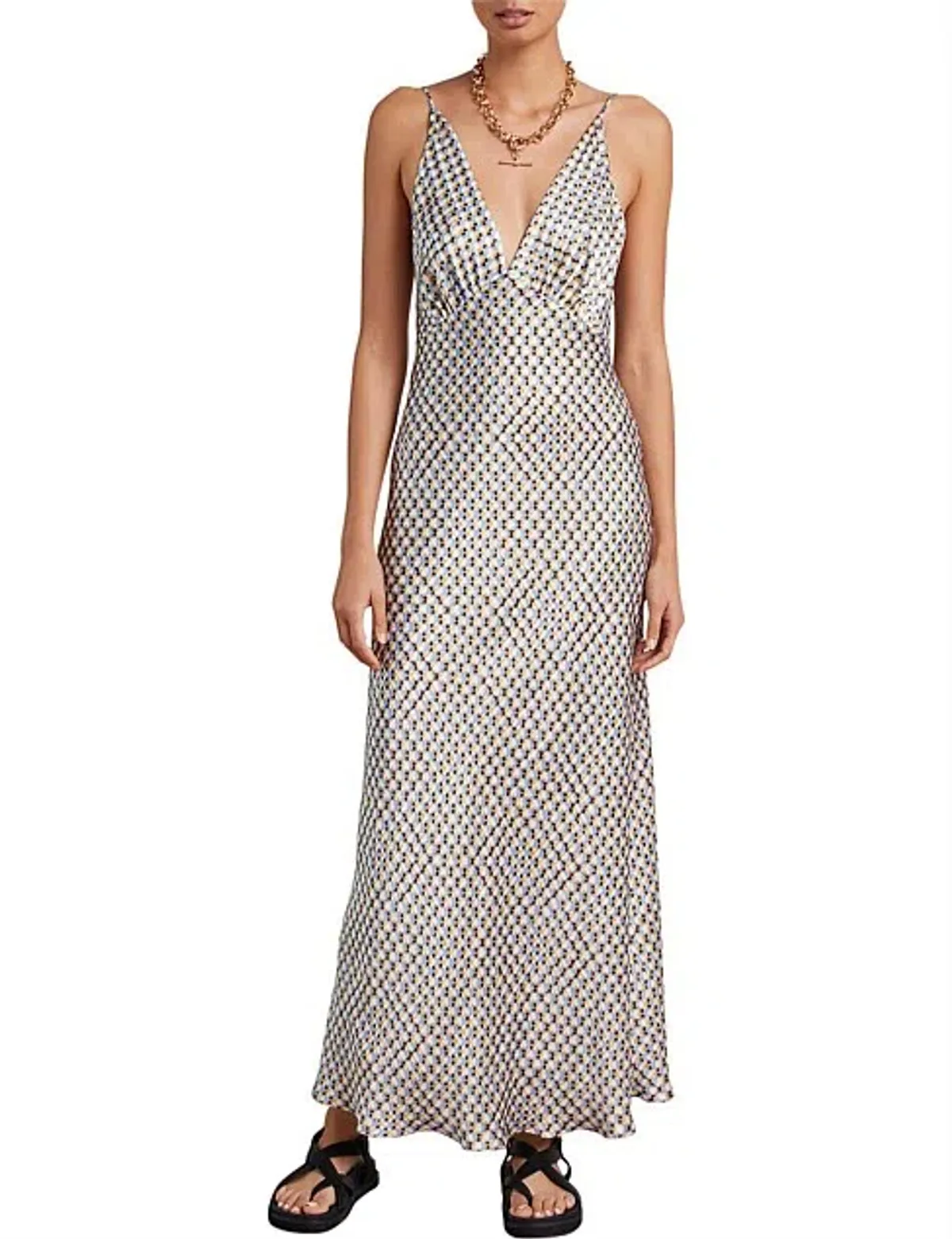 Bec & Bridge Frankie Dress Blue Size 12 for rent on The Volte - main image