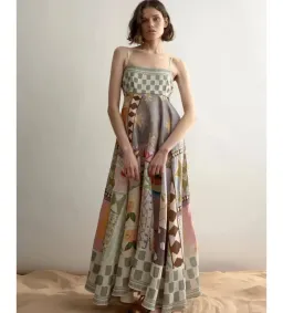 Alemais Emma Gale Maxi Sundress Multi Print Size AU 12 for rent on The Volte - image 1