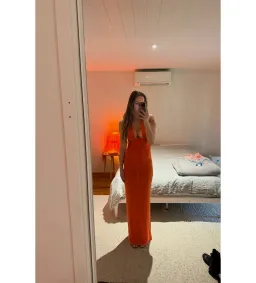 Deconduarte Astor Maxi Dress in Power Mesh/Tangerine Size AU 8 for rent on The Volte - image 5