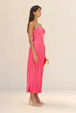 Cult Gaia Ashika Gown Sangria Size AU 8 for rent on The Volte - image 2