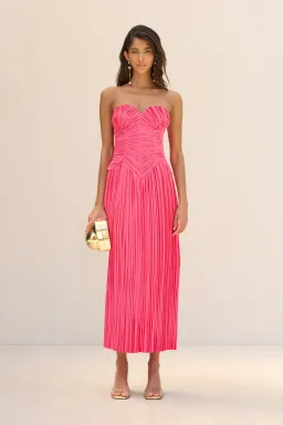 Cult Gaia Ashika Gown Sangria Size AU 8 for rent on The Volte - image 1
