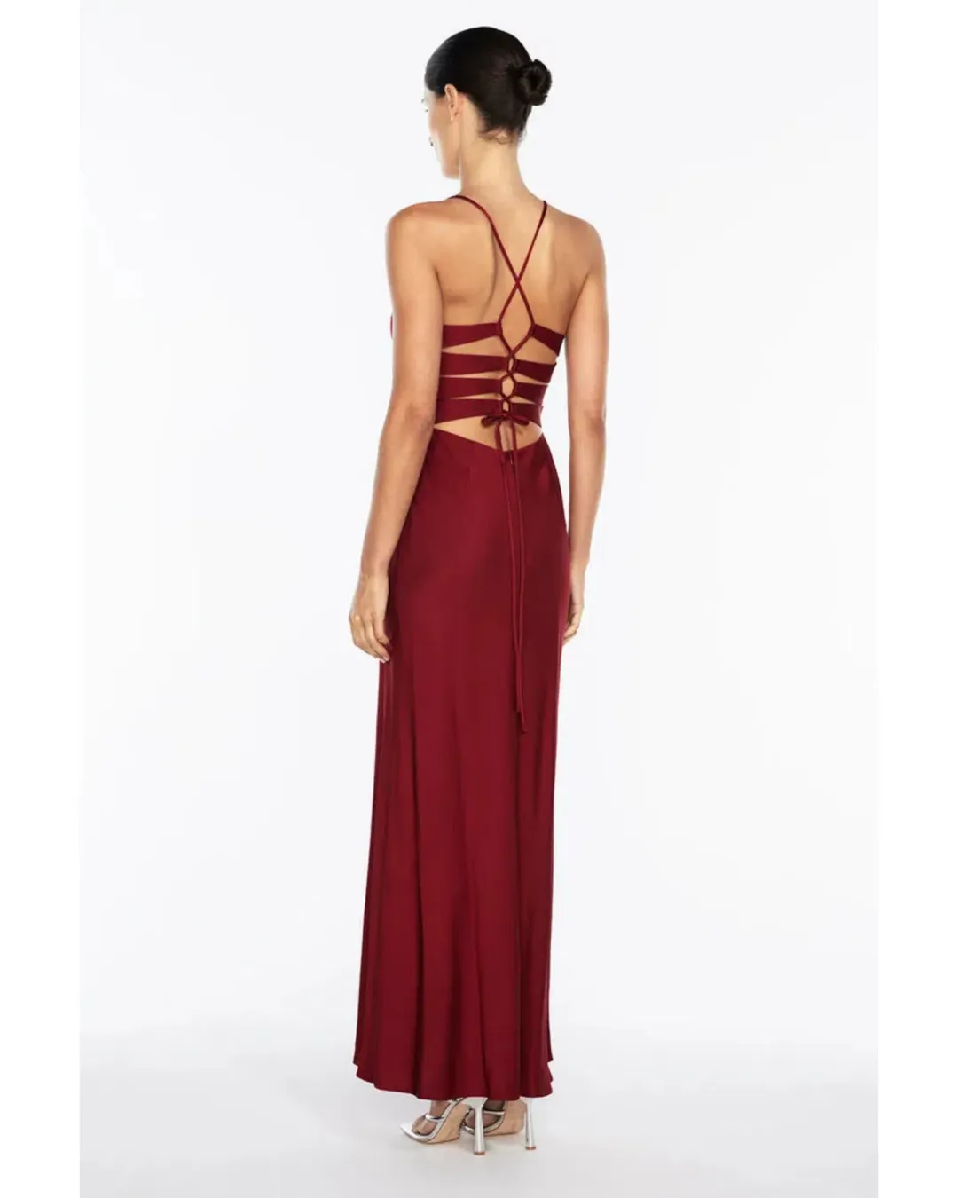 Manning Cartell Time To Shine Slip Dress Cranberry Size AU 6 for rent on The Volte - main image