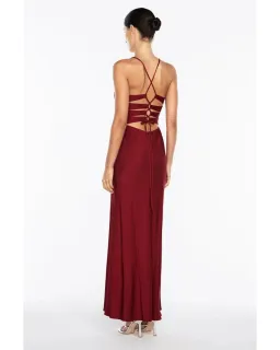 Manning Cartell Time To Shine Slip Dress Cranberry Size AU 6 for rent on The Volte - image 3