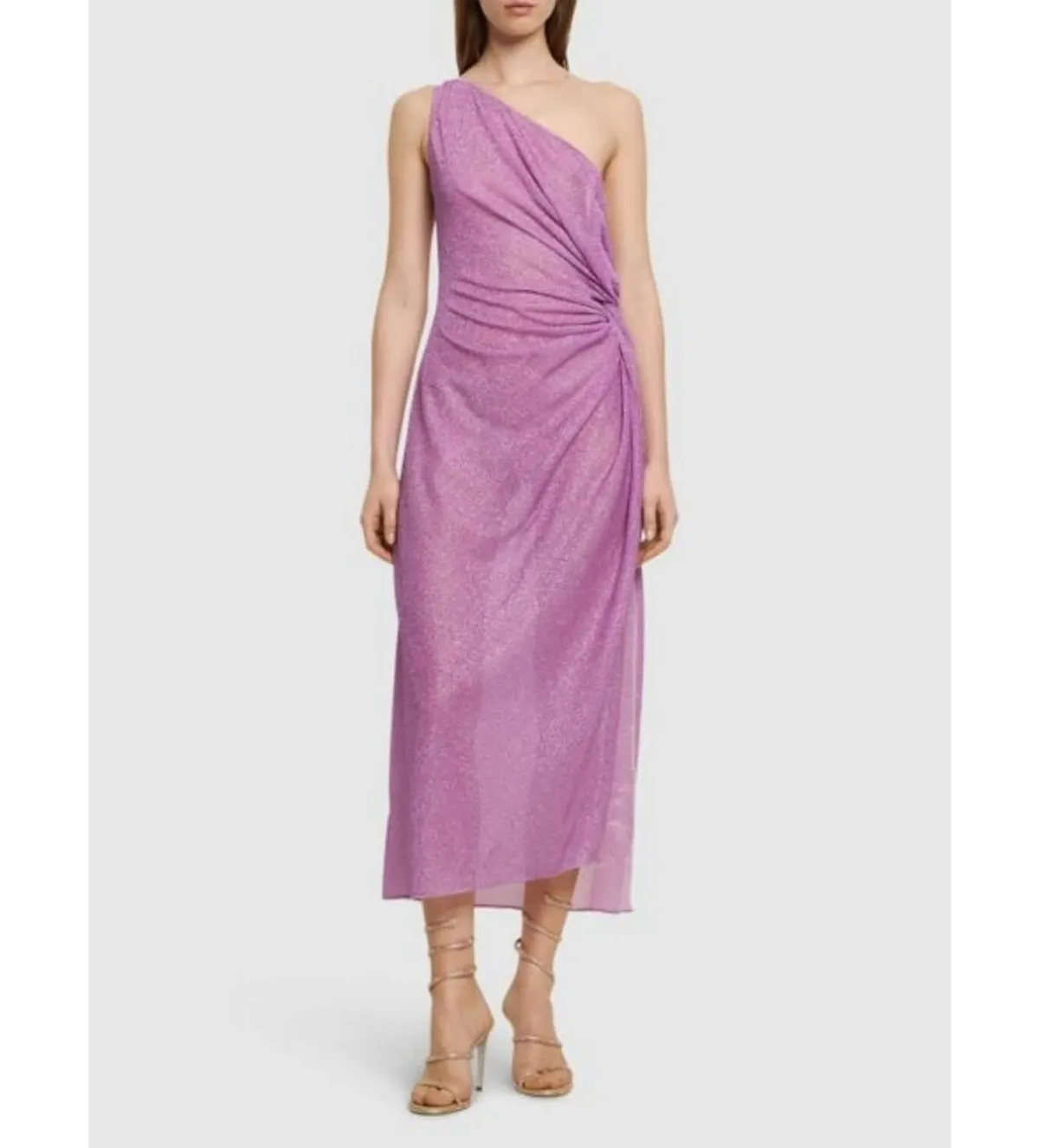 Oséree Lumiere Knot Dress Purple Size 10  for rent on The Volte - main image