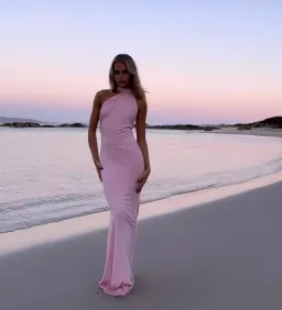 Natalie Rolt Fabienne Gown Blossom Pink Size 1 / AU 8 for rent on The Volte - image 1