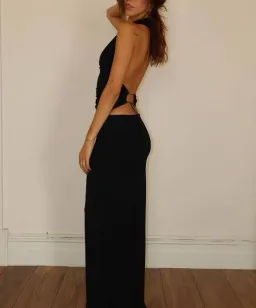 Deconduarte Astor Maxi Dress Black Size 8 for rent on The Volte - image 3