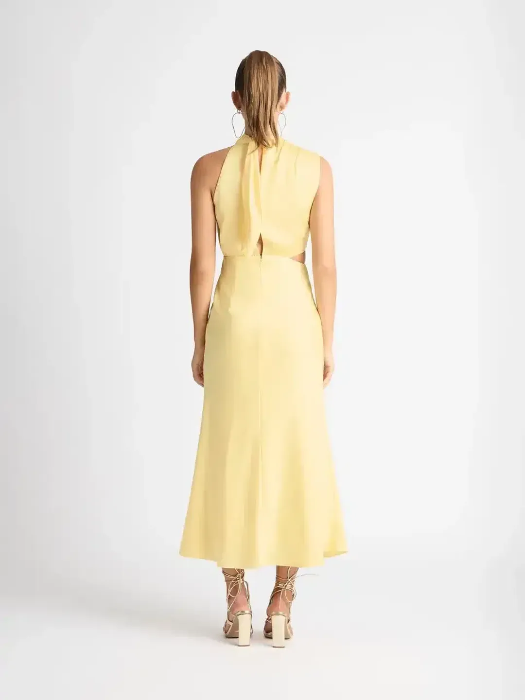 Sheike Allure Dress in Butter Yellow Size 10 for rent on The Volte - main image