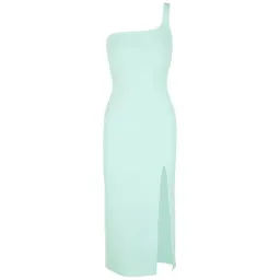 Bec & Bridge Ariel One Shoulder Midi Dress in Mint Size 8 for rent on The Volte - image 4
