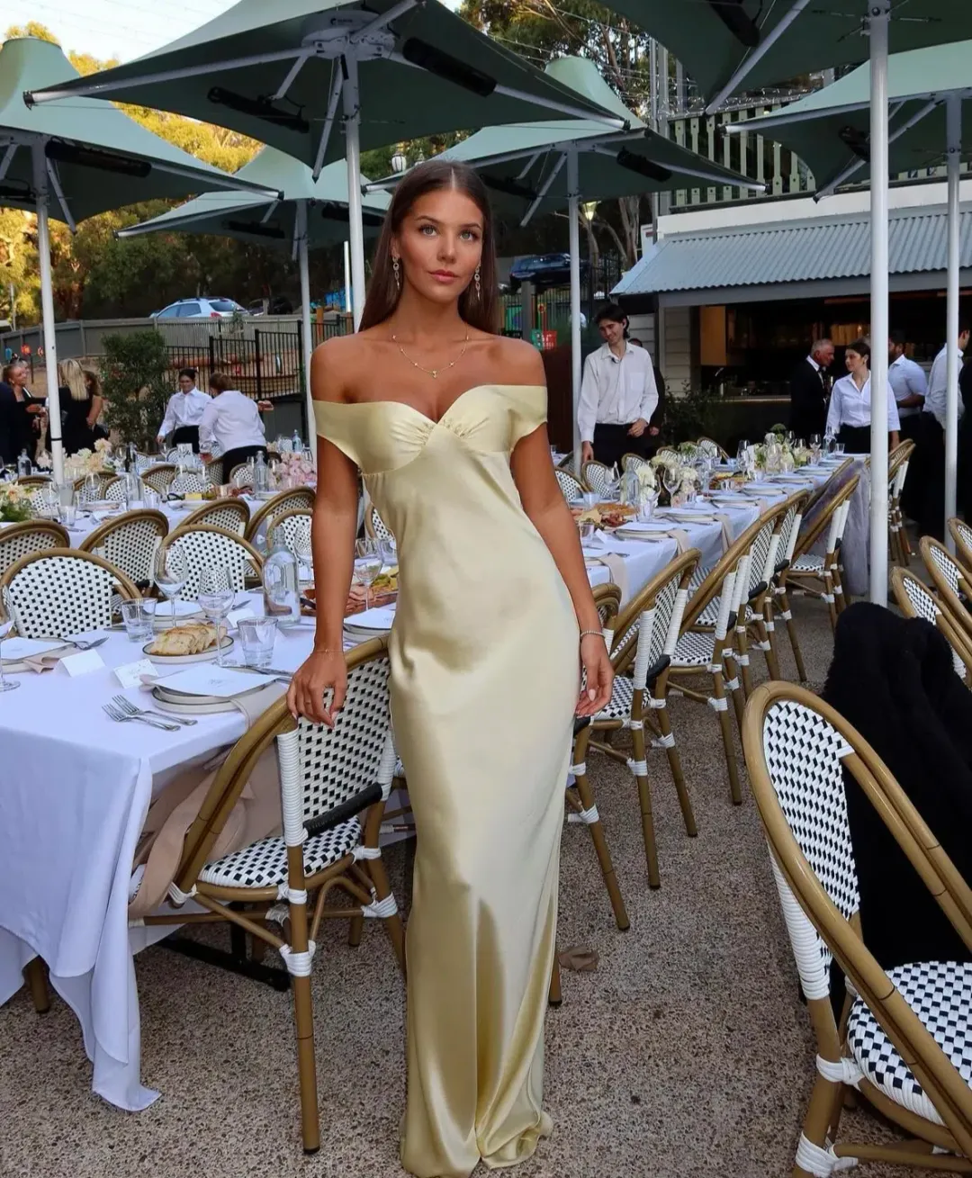 Natalie Rolt Bridget Gown in Yellow (0) for rent on The Volte - main image