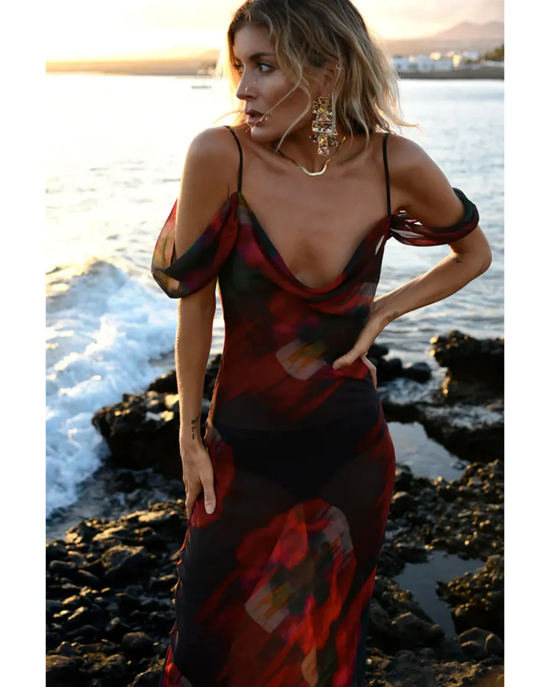 Rat & Boa Adriana Dress Multi Size XS / AU 6 for rent on The Volte - main image