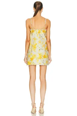Zimmermann Wonderland Shell Shift Mini Dress Daffodil Floral Print Size 1 / AU 10 for rent on The Volte - image 2