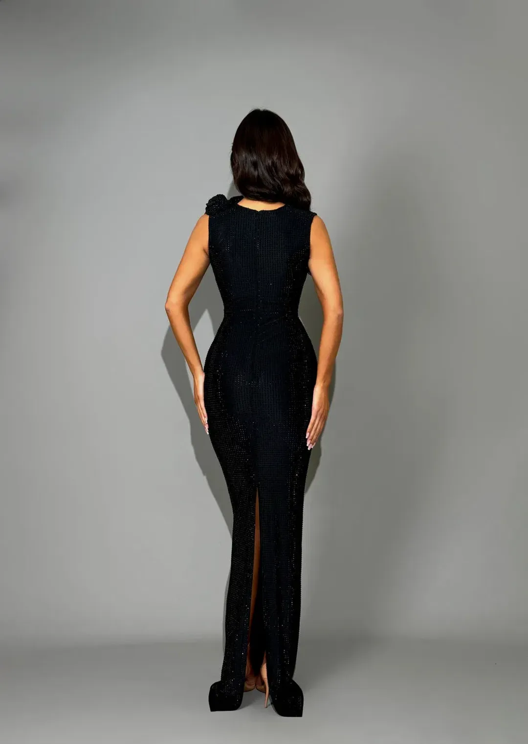 Diba Celina Heppa Gown Black Size 10 for rent on The Volte - main image